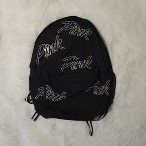 PINK Victoria's Secret Bags - VS Pink Campus Rhinestone bling backpack PINK Victoria's Secret Bags - VS Pink Campus Rhinestone bling backpack